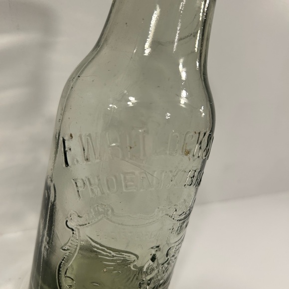Antique Whitlock & Sons Phoenix Brand Pickles Bottle Embossed Glass Bottle - Picture 6 of 10